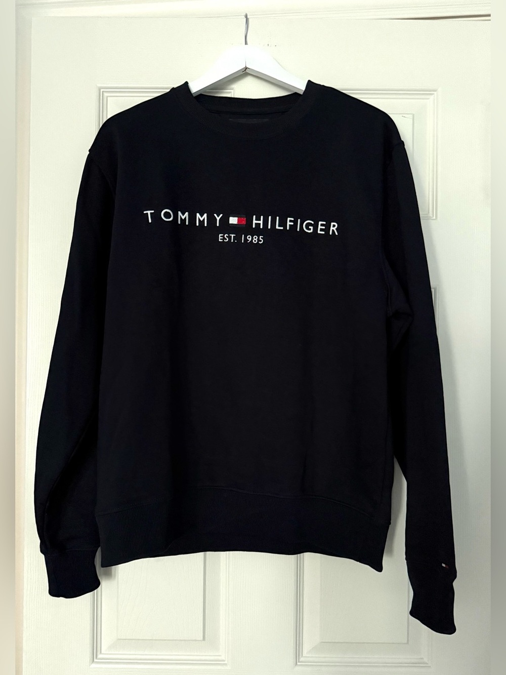Tommy Hilfiger Black XL Crewneck Sweater